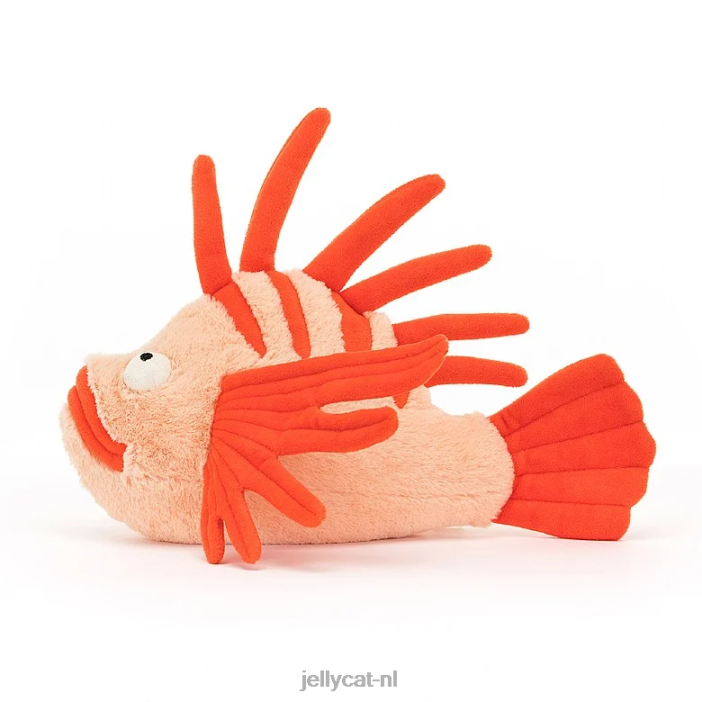 Jellycat lois koraalduivel rood NJJ68449 speelgoed-