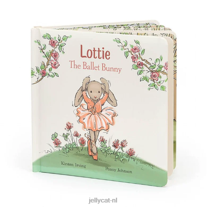 Jellycat lottie het balletkonijnboek meerkleurig NJJ68741 boek