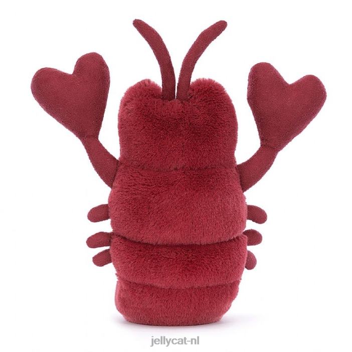 Jellycat love-me kreeft rood NJJ6881 speelgoed-