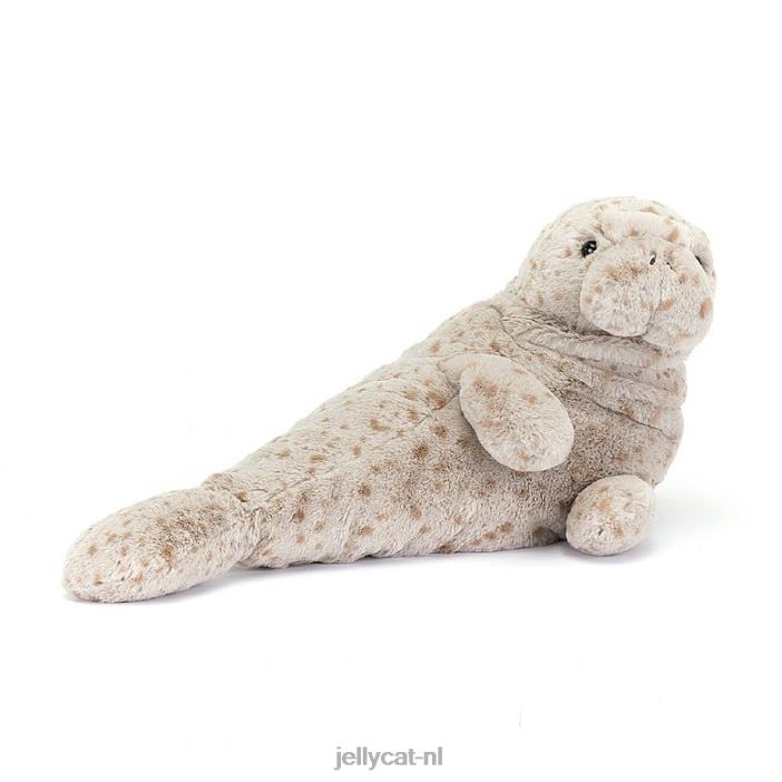 Jellycat magnus lamantijn grijs NJJ68302 speelgoed-
