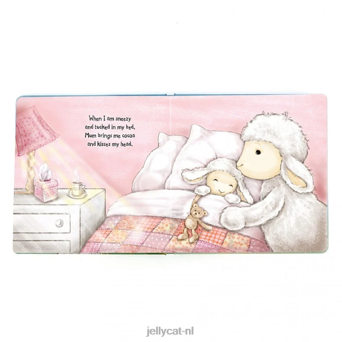 Jellycat mijn moeder en ik boek meerkleurig NJJ68789 boek