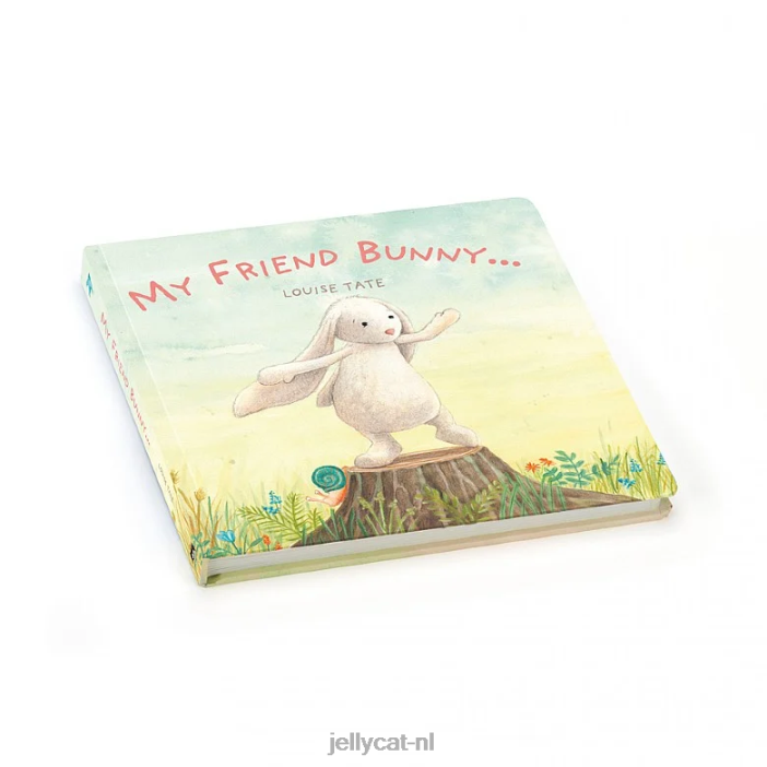 Jellycat mijn vriend konijntjesboek meerkleurig NJJ68682 boek