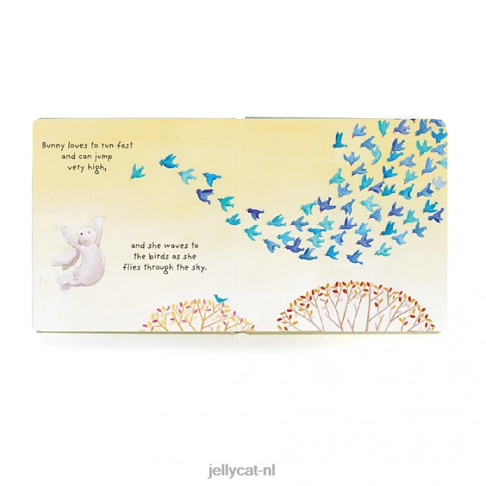 Jellycat mijn vriend konijntjesboek meerkleurig NJJ68682 boek