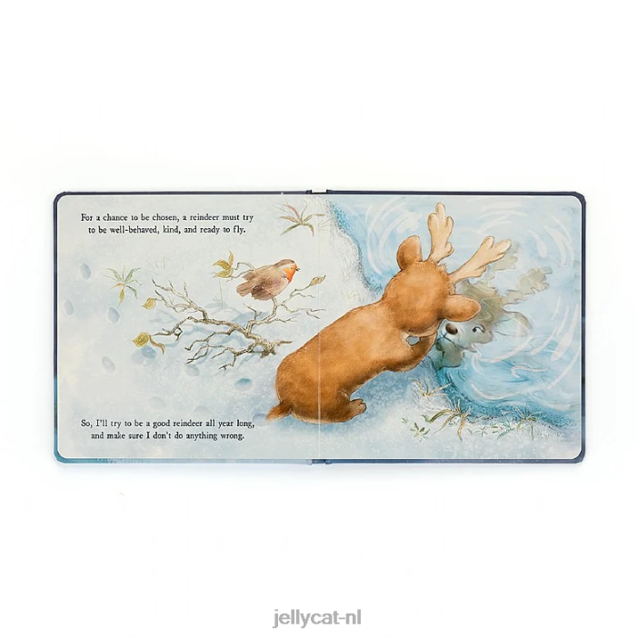 Jellycat mitzi rendierdroomboek meerkleurig NJJ68193 boek