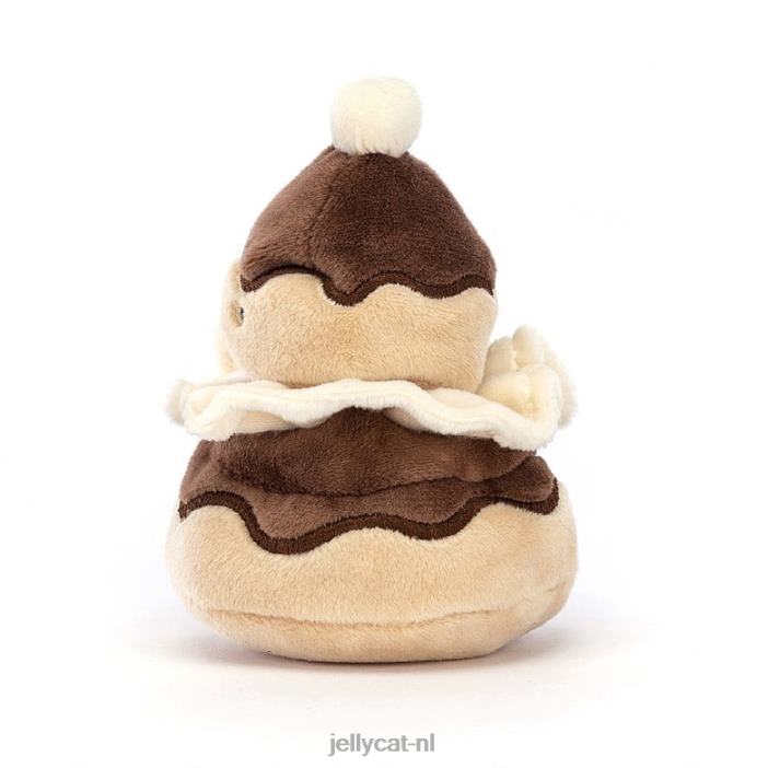 Jellycat mooie patisserie religieuse veelkleurig NJJ68170 speelgoed-
