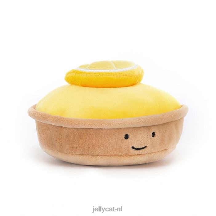 Jellycat mooie patisserie tarte au citron veelkleurig NJJ68137 speelgoed-
