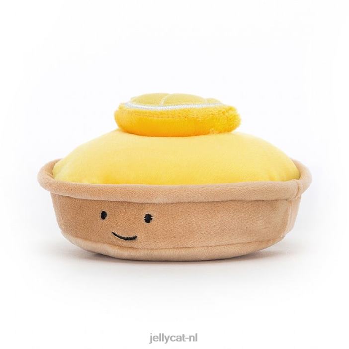 Jellycat mooie patisserie tarte au citron veelkleurig NJJ68137 speelgoed-