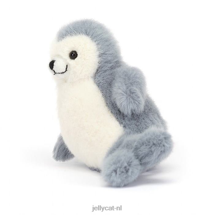 Jellycat nauticool roly poly seal grijs en wit NJJ6885 speelgoed-