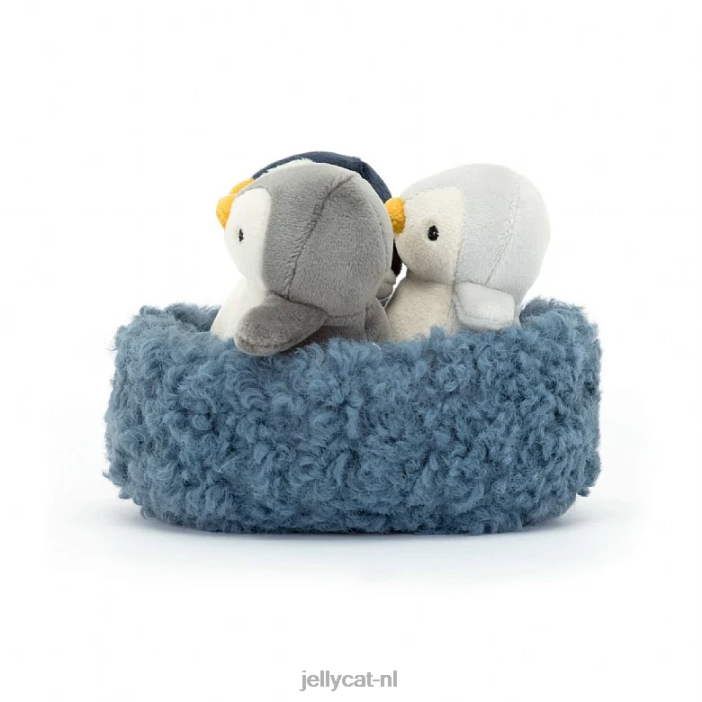 Jellycat nestelende pinguïns veelkleurig NJJ68644 speelgoed-