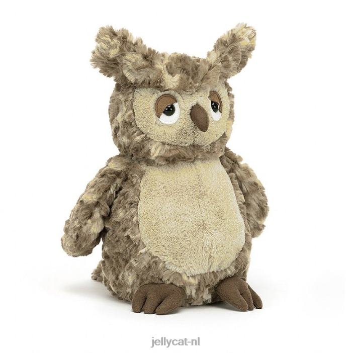 Jellycat oberon uil bruin NJJ68304 speelgoed-