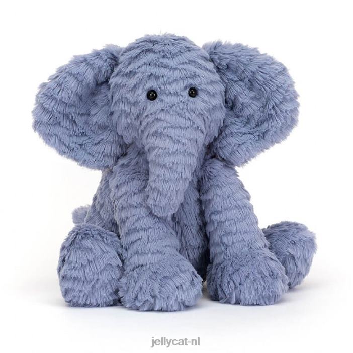 Jellycat olifanten kunnen niet vliegen boek en fuddlewuddle olifant blauw NJJ68736 boek