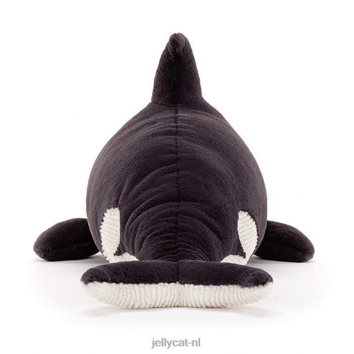 Jellycat olivander de orka zwart en wit NJJ68405 speelgoed-