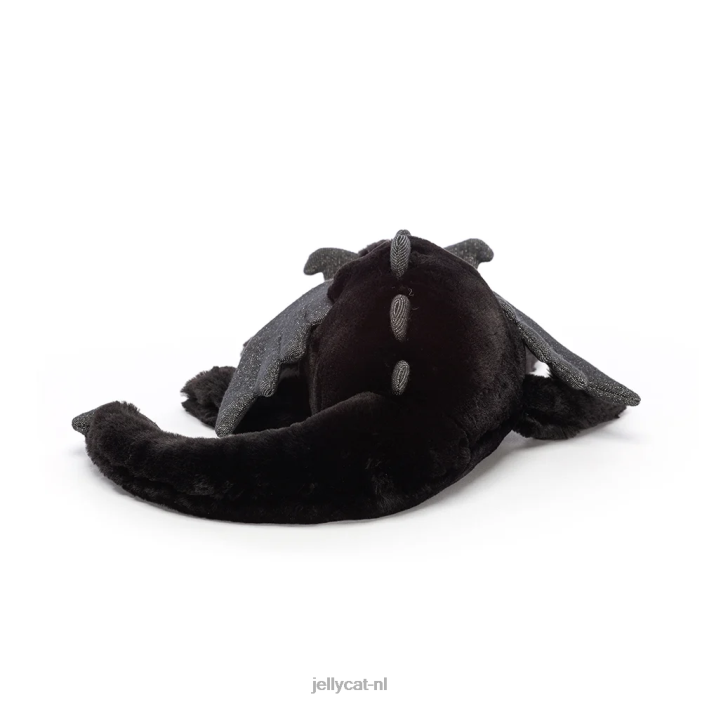 Jellycat onyx draak zwart NJJ68543 speelgoed-