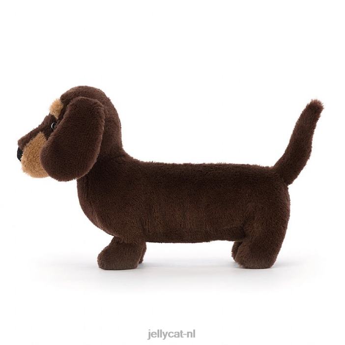 Jellycat otto worsthond bruin NJJ68247 speelgoed-