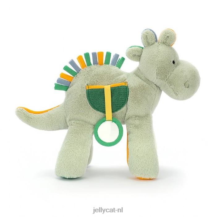 Jellycat peek-a-boo dino activiteitenspeeltje groen NJJ68769 speelgoed-