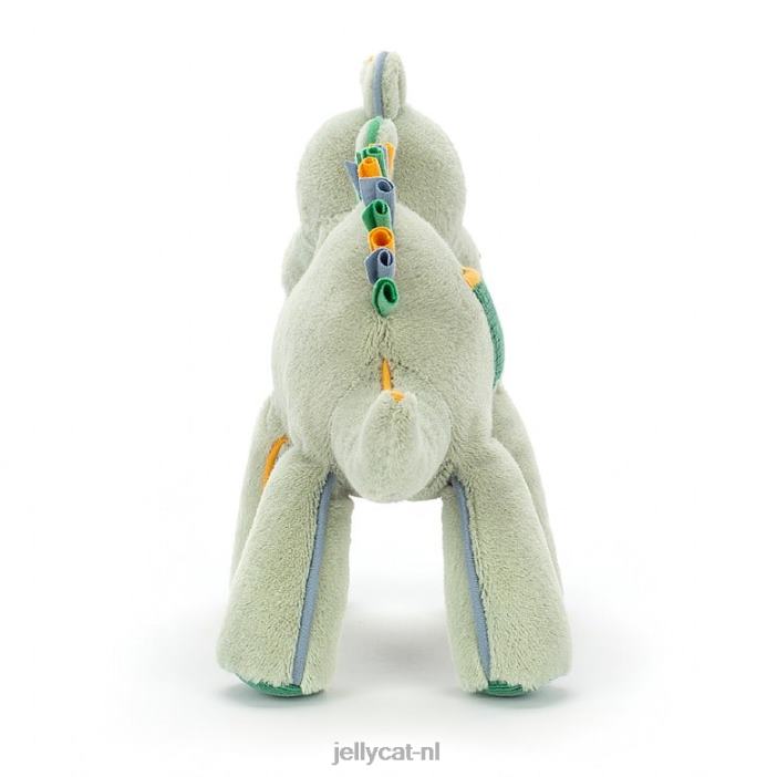 Jellycat peek-a-boo dino activiteitenspeeltje groen NJJ68769 speelgoed-