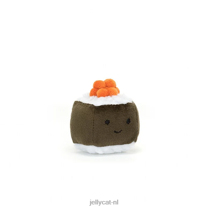 Jellycat pittige sushi hosomaki donkergroen NJJ6873 speelgoed-