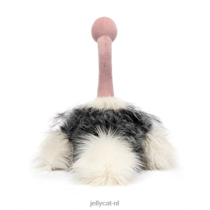 Jellycat ramonda struisvogel grijs NJJ68441 speelgoed-