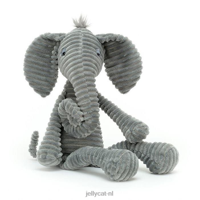 Jellycat ribbel olifant grijs NJJ68428 speelgoed-