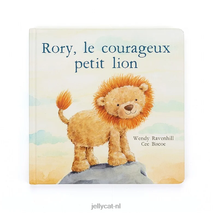 Jellycat rory le moedux petit lion  fuddlewuddle lion bruin NJJ68719 boek