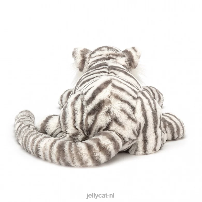 Jellycat sacha sneeuwtijger grijs en wit NJJ68476 speelgoed-