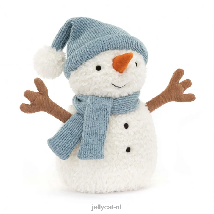 Jellycat sammie sneeuwpop wit NJJ685 speelgoed-