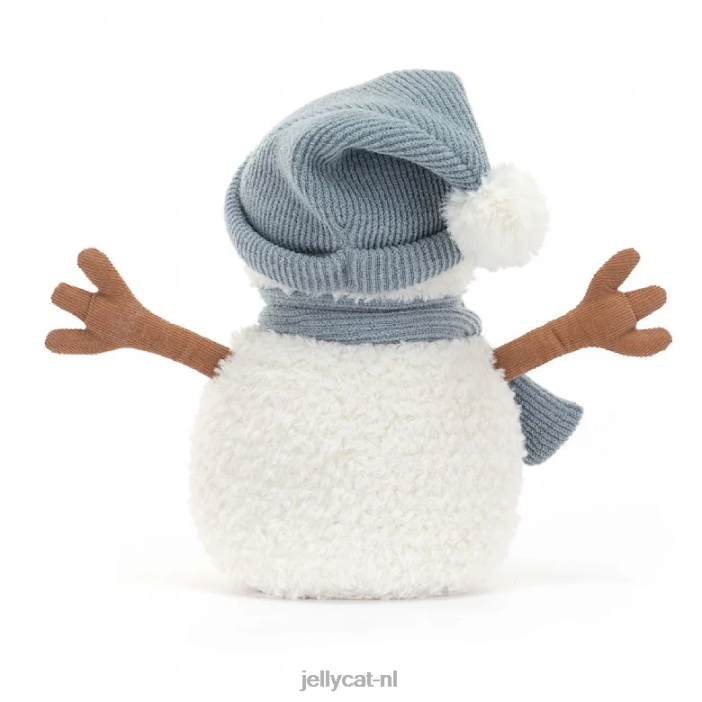 Jellycat sammie sneeuwpop wit NJJ685 speelgoed-