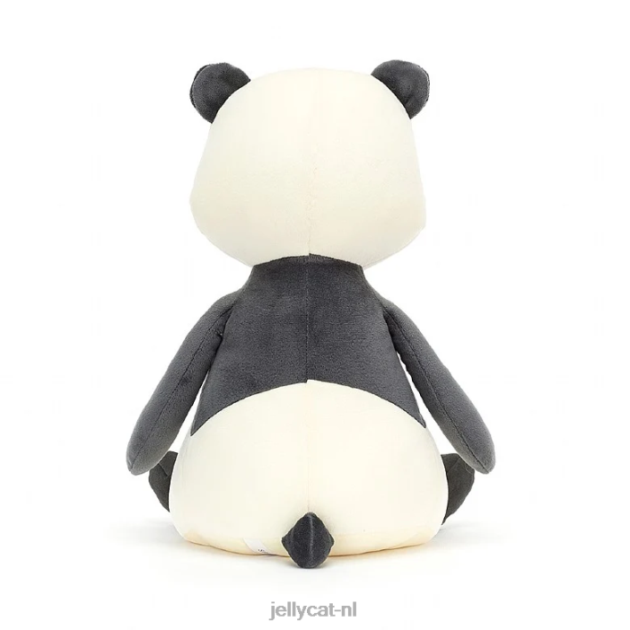 Jellycat slaappanda zwart en wit NJJ68651 speelgoed-