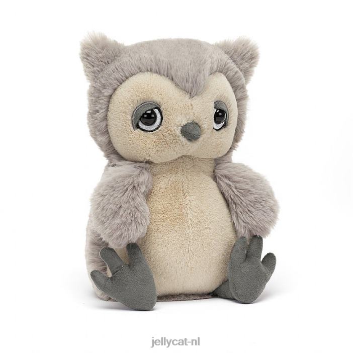 Jellycat snoozen uil grijs en wit NJJ68494 speelgoed-