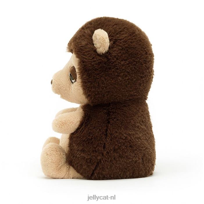 Jellycat snuffelende egel bruin NJJ68412 speelgoed-