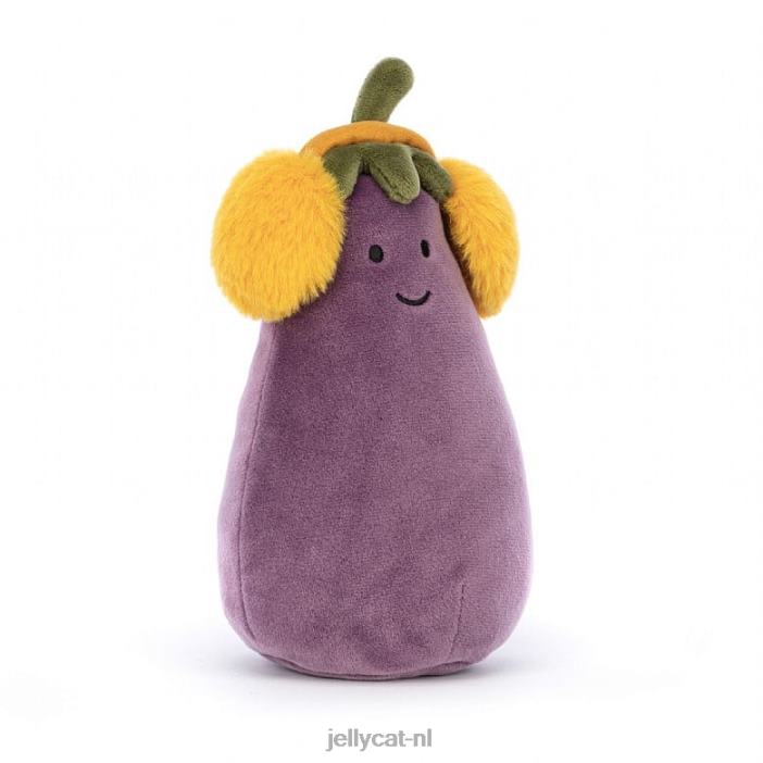 Jellycat tosti levendig aubergine paars NJJ6894 speelgoed-