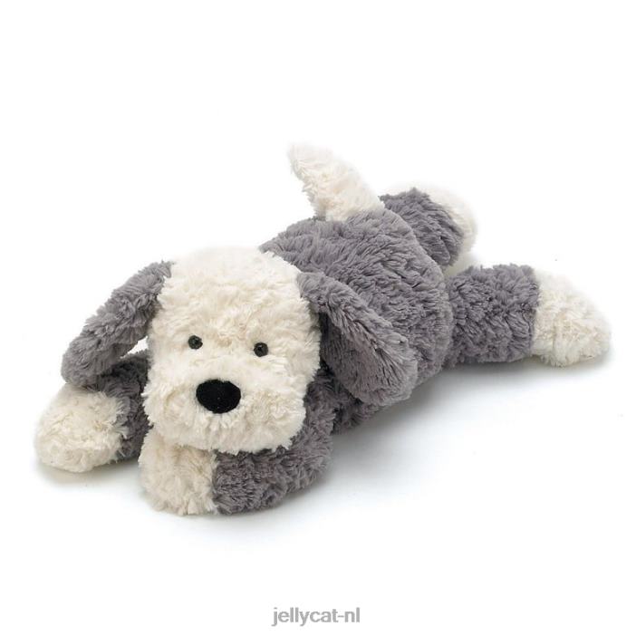 Jellycat tumblie herdershond grijs en wit NJJ68571 speelgoed-