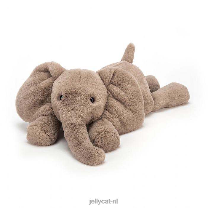 Jellycat veeg olifant grijs NJJ689 speelgoed-