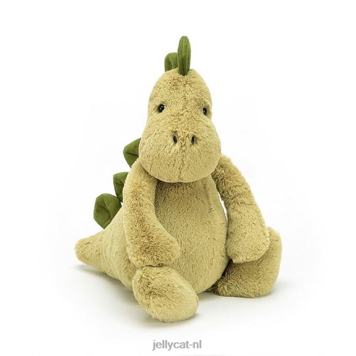 Jellycat verlegen dino groen NJJ68475 speelgoed-