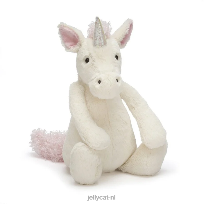 Jellycat verlegen eenhoorn wit NJJ68145 speelgoed-
