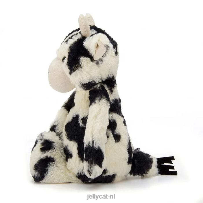 Jellycat verlegen kalf zwart en wit NJJ68607 speelgoed-