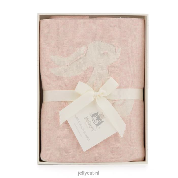 Jellycat verlegen konijnendeken beige NJJ68342 speelgoed-