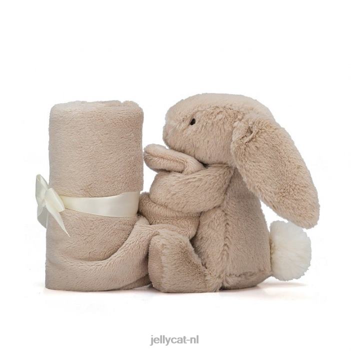 Jellycat verlegen konijntje fopspeen beige NJJ68324 speelgoed-