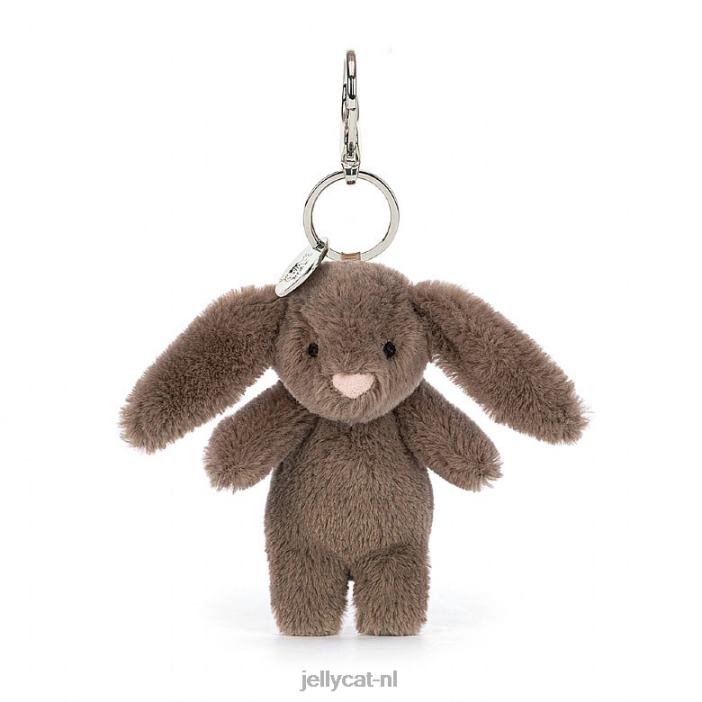 Jellycat verlegen konijntje truffel tasbedel bruin NJJ68560 accessoire