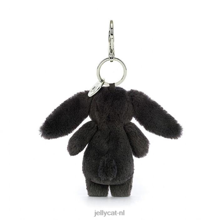Jellycat verlegen konijntje y bag charm inkt NJJ68526 accessoire