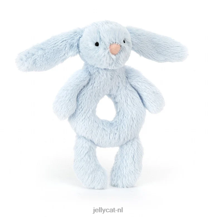 Jellycat verlegen konijntjesgrijper blauw NJJ68742 speelgoed-