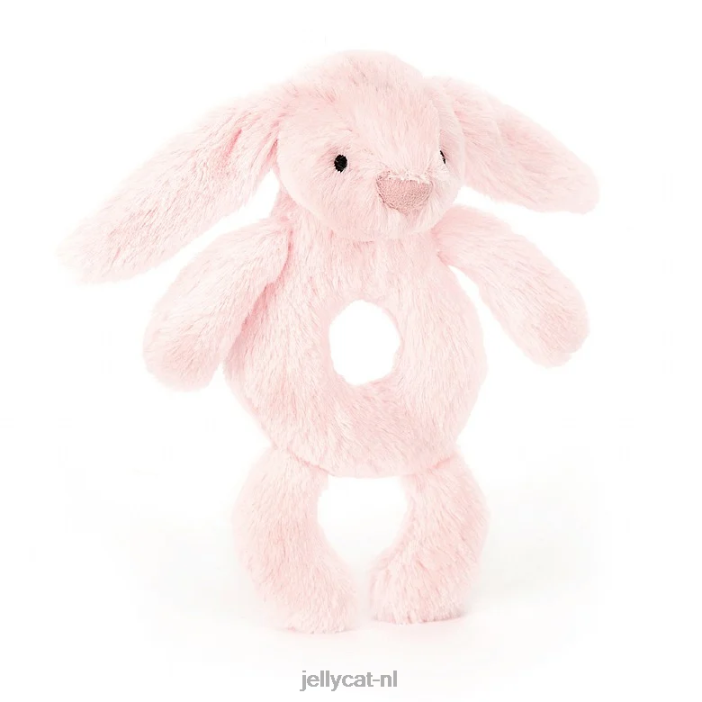 Jellycat verlegen konijntjesgrijper roze NJJ68743 speelgoed-