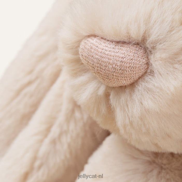 Jellycat verlegen luxe konijntje wilgenbeige NJJ68102 speelgoed-
