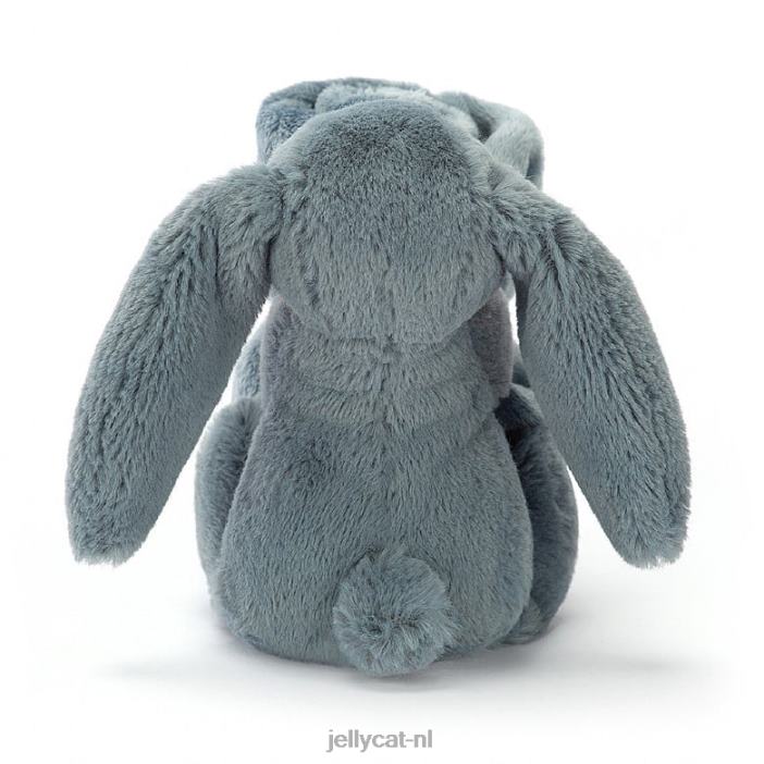 Jellycat verlegen schemerig konijntje speentje blauw NJJ68271 speelgoed-