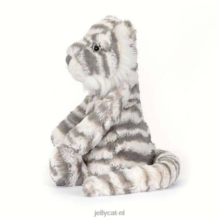 Jellycat verlegen sneeuwtijger grijs en wit NJJ68609 speelgoed-