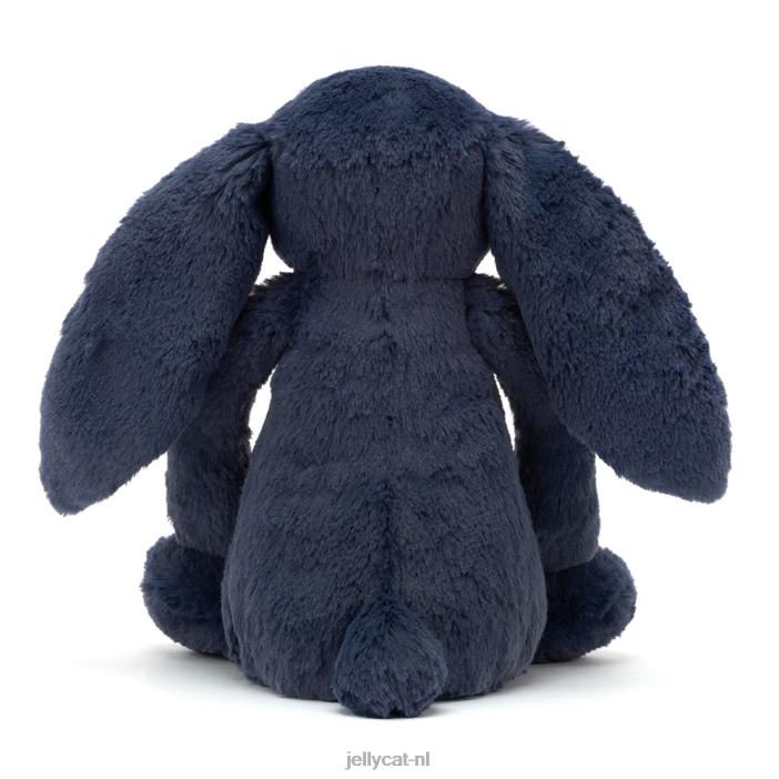 Jellycat verlegen sterrenstof konijntje marineblauw NJJ68555 speelgoed-