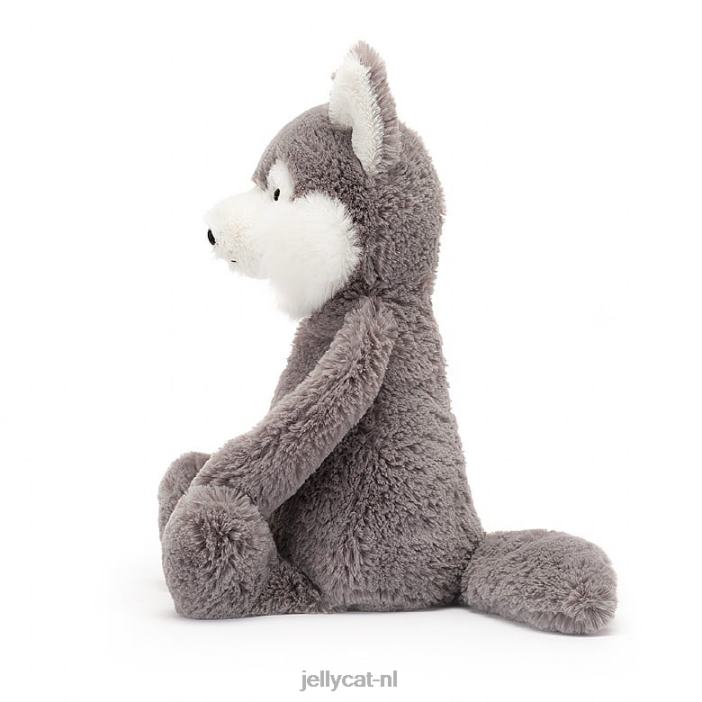 Jellycat verlegen wolf grijs en wit NJJ68179 speelgoed-