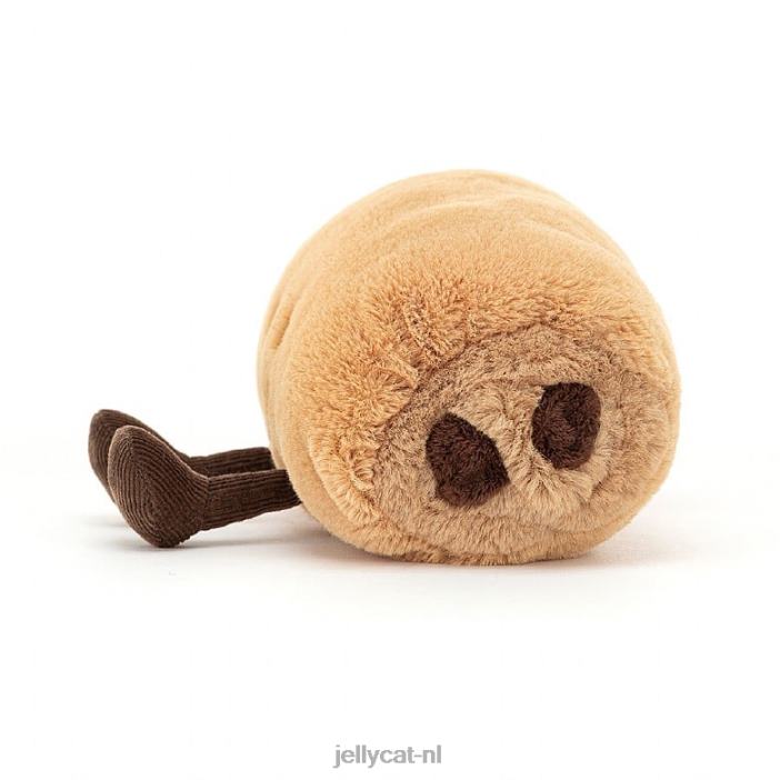 Jellycat vermakelijke pain au chocolat beige NJJ68536 speelgoed-