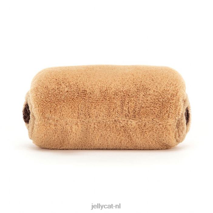 Jellycat vermakelijke pain au chocolat beige NJJ68536 speelgoed-