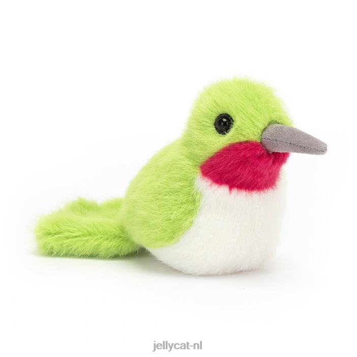 Jellycat vogeltje kolibrie groen NJJ6877 speelgoed-